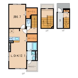 碧南駅 徒歩14分 3階の物件間取画像